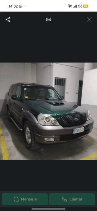 Hyundai Terracan 163cv