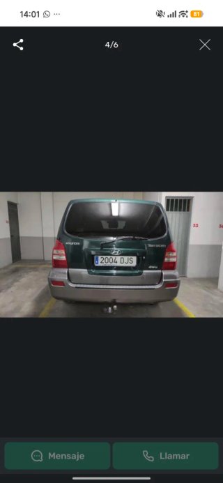 Hyundai Terracan 163cv