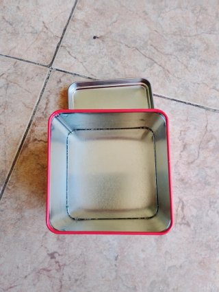 Lata Metálica Danone Roja