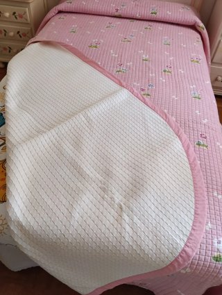 Colcha para Cama de 105 cm Rosa