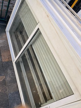 Ventana aluminio 200x120 doble cristal