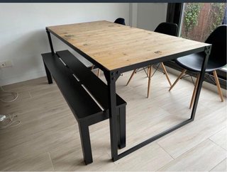Mesa Maisons du Monde Estilo Industrial