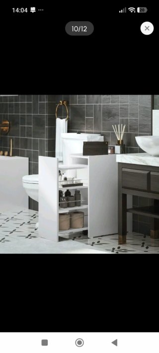 Mueble Auxiliar Extraíble para Lavandería