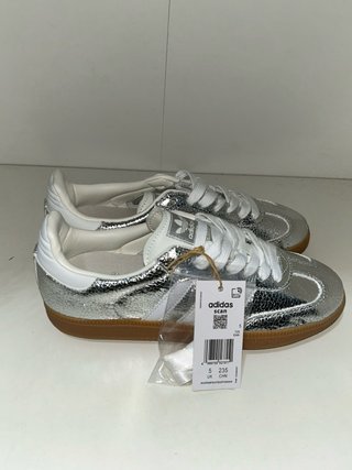 Zapatillas Adidas Samba Plateadas Talla 38