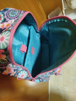 Mochila PRIVATA floral escolar