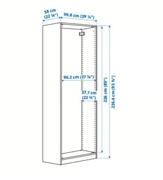 Armario PAX Ikea Blanco