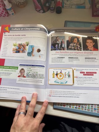 Libro de texto frances 1 eso