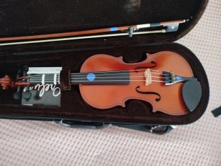 Viola 12 con arco y cera