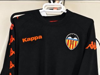Camiseta Kappa Valencia CF Negra Talla L