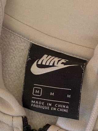 Chaqueta nike blanca y negra