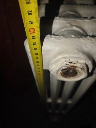 Radiador antiguo de hierro fundido