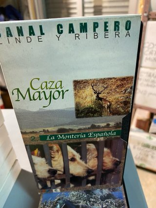 Lote Cintas VHS Caza Mayor