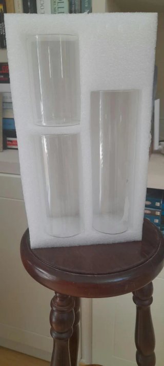 168 Vasos/Portavelas 56 de 10, 15 y 20 cm