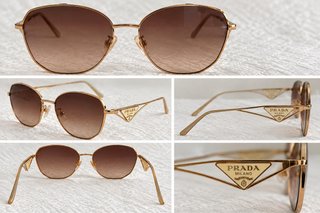 Gafas de sol Prada Milano doradas