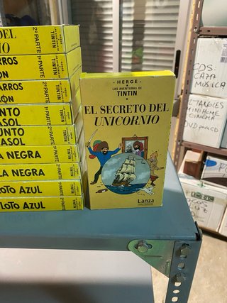 Lote de Cintas VHS Las Aventuras de Tintín