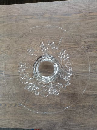 Frutero de Cristal Decorado