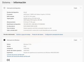 Portátil HP Pavilion Gaming 15-EC2019NS