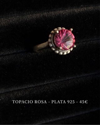 Anillos minerales plata 925 PRECIO UNIDAD
