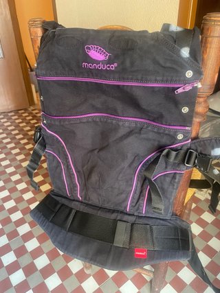 Mochila Portabebés Manduca Negra