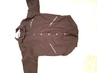 Giacca camicia vintage nera