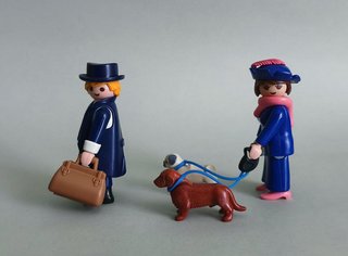 Playmobil Pareja Victoriana con Perros