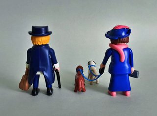 Playmobil Pareja Victoriana con Perros
