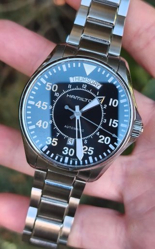 Hamilton Khaki Pilot Day Date. Interestelar