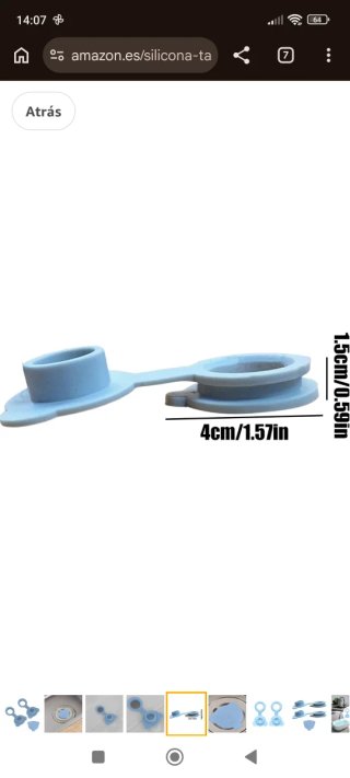 Tapón de Silicona para Bañera de bebé
