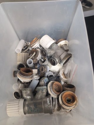 Lote de 9 Radiadores Blancos
