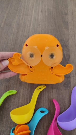 Juguete de Baño Pulpo con Cucharas