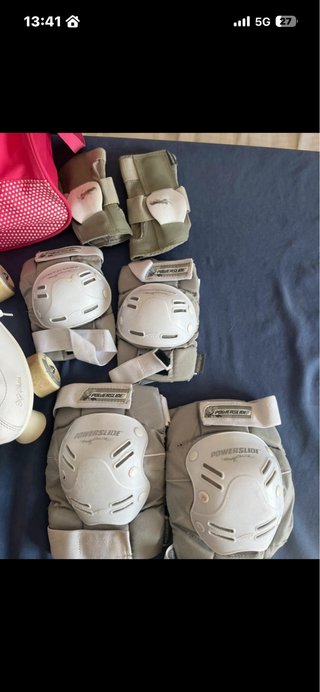 Patines de 4 Ruedas (N.39)con Set de Protecciones