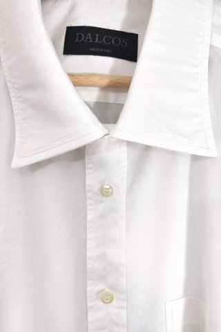 Camicia Bianca Uomo DALCOS Taglia 52 Made in Italy