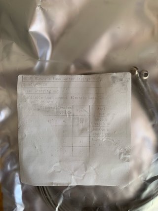 Pack Cuerdas Bajo Eléctrico (4 cuerdas)