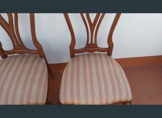 Juego de 6 Sillas de Madera Tradicionales