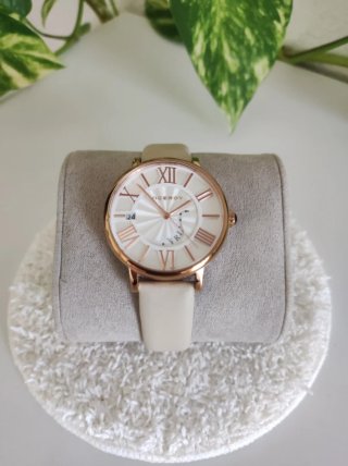Reloj Viceroy Correa Beige y Detalles Dorados