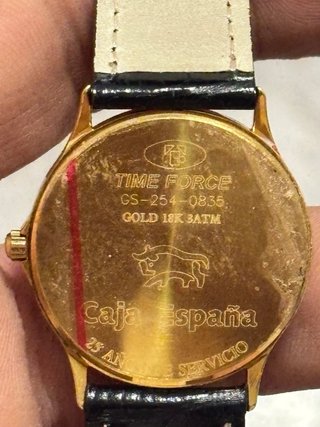 Reloj de oro Time Force 18K Oro Nuevo