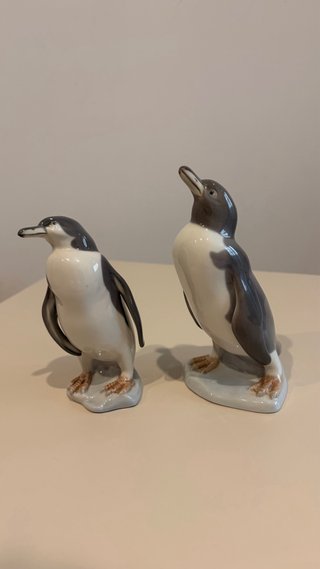Figuras de pingüinos Lladró