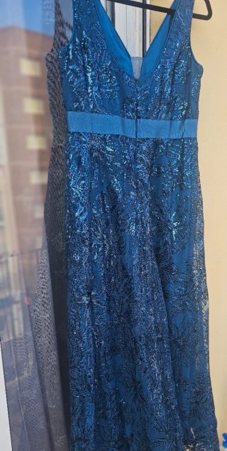 Vestido de Lentejuelas Azul