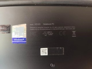 Ordenador portátil Asus Vivobook 15 X512D