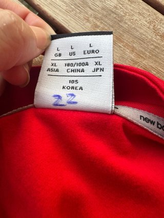 Chaqueta New Balance Roja Talla L