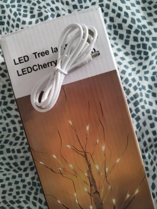 Árbol Lámpara Navideño con Luces LED