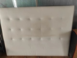 Cabecero Polipiel Blanco 150cm