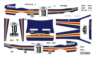 Decal 1:43 - Ford Escort RS 1800 MKII