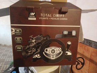 Volante y Pedales Gaming Netway Total Drift