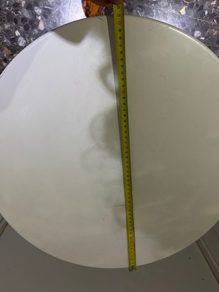 Mesa Auxiliar Ikea Blanca de Metal