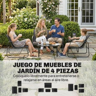 Conjunto de jardín exterior