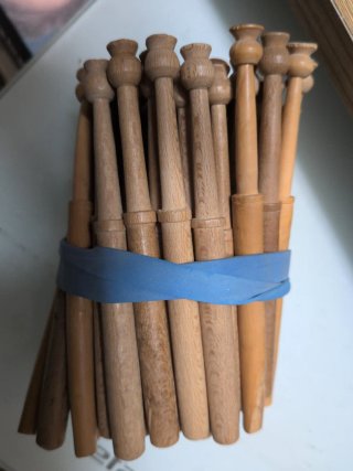 Set de Bolillos de Madera