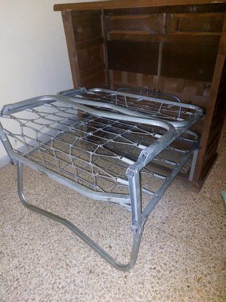 Mueble Cama Plegable Rústico 100x95 cm
