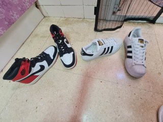 Zapatillas Nike Air Jordan 1 Rojas y Blancas