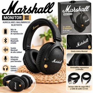 Auriculares Marshall Monitor III